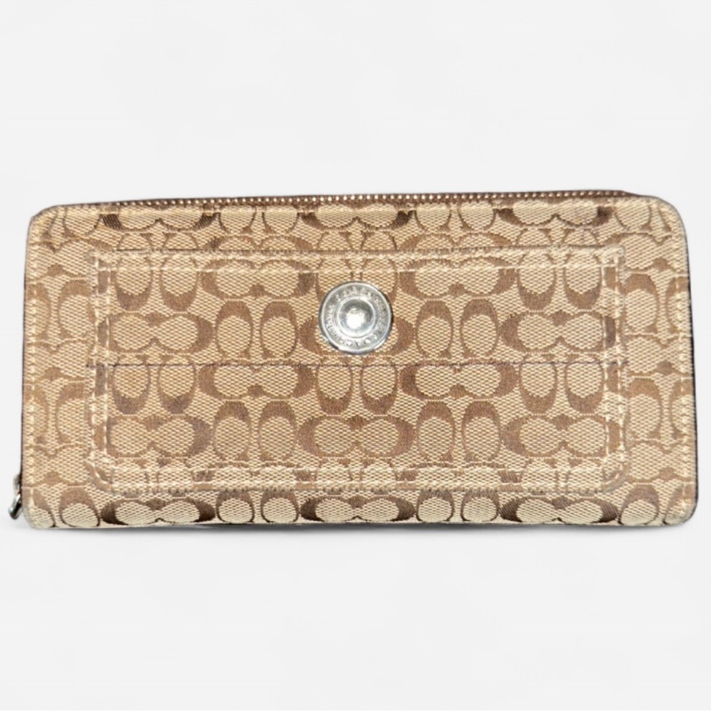 Coach Brown Signature Wallet